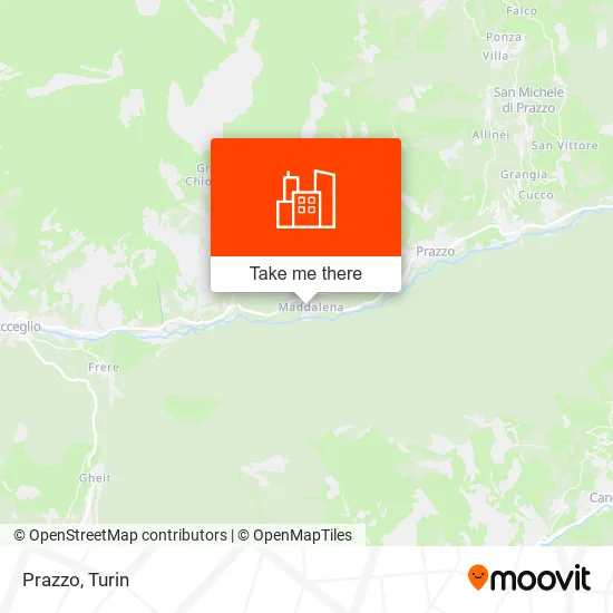 Prazzo map