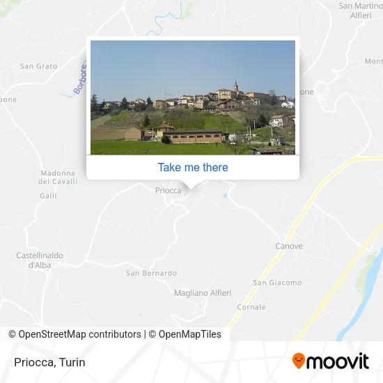 Priocca map
