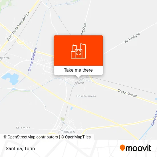Santhià map