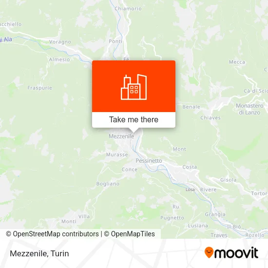 Mezzenile map
