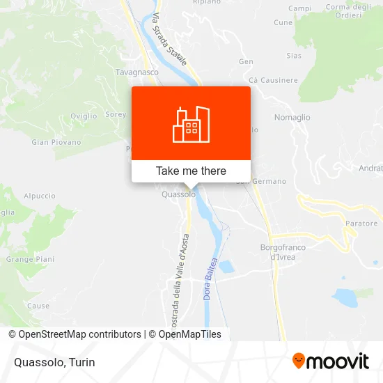 Quassolo map
