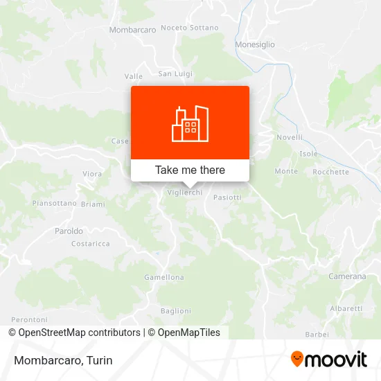 Mombarcaro map