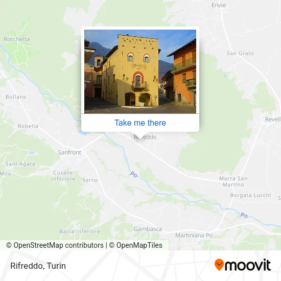 Rifreddo map