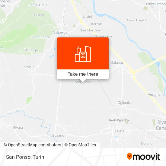 San Ponso map
