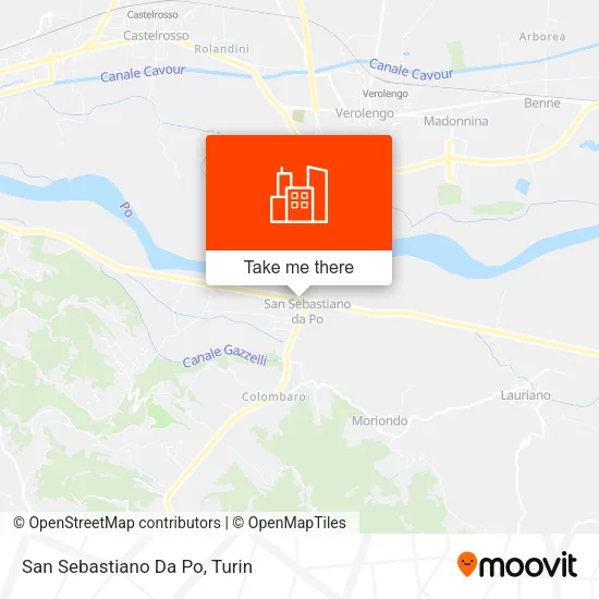 San Sebastiano Da Po map
