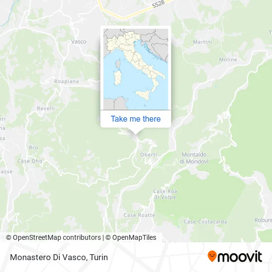 Monastero Di Vasco map