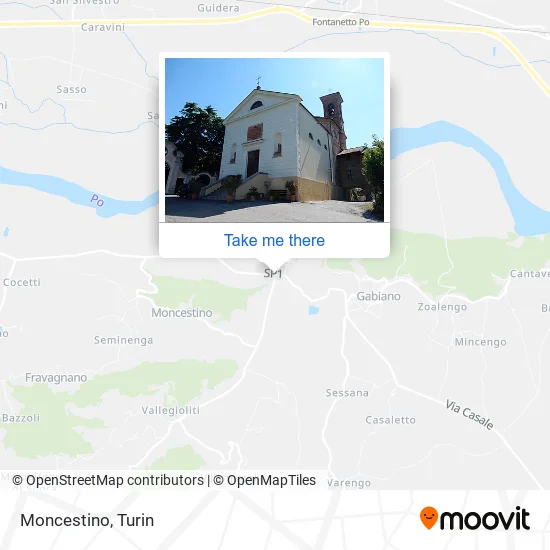 Moncestino map