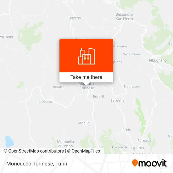 Moncucco Torinese map