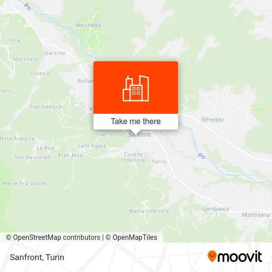 Sanfront map