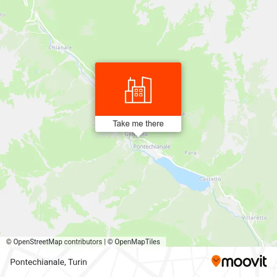 Pontechianale map