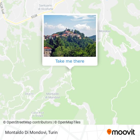 Montaldo Di Mondovì map