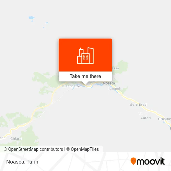 Noasca map
