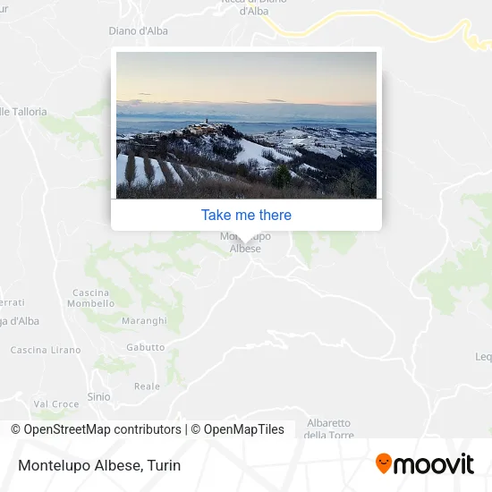 Montelupo Albese map