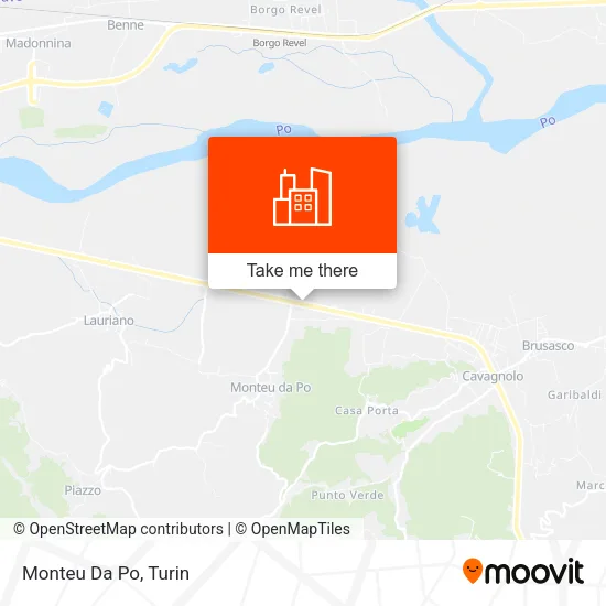 Monteu Da Po map
