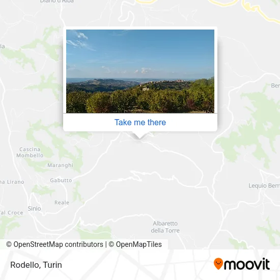 Rodello map