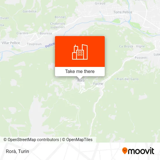 Rorà map