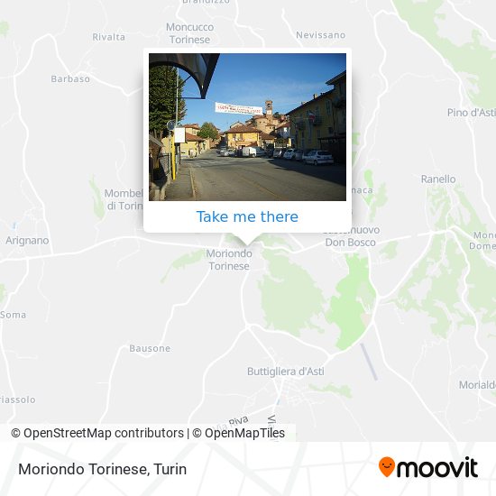 Moriondo Torinese map
