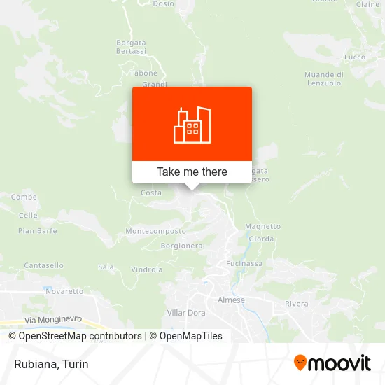 Rubiana map