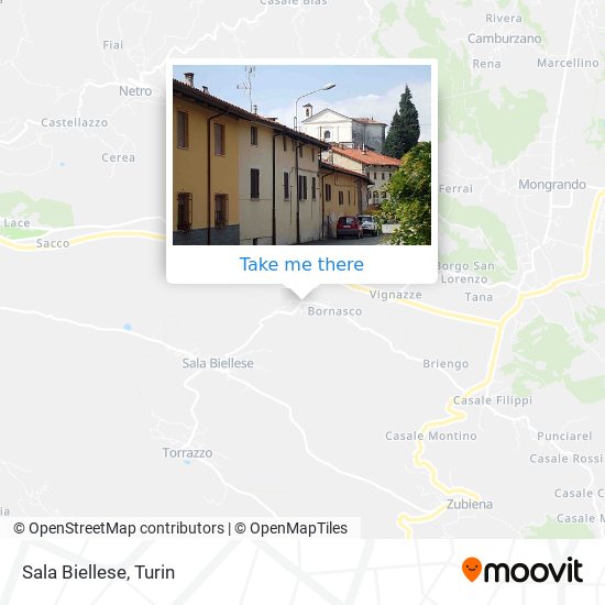 Sala Biellese map