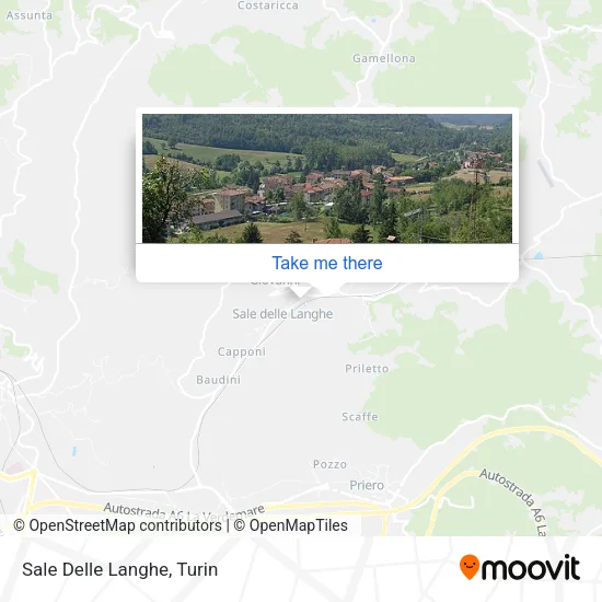 Sale Delle Langhe map