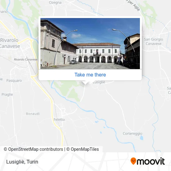 Lusigliè map