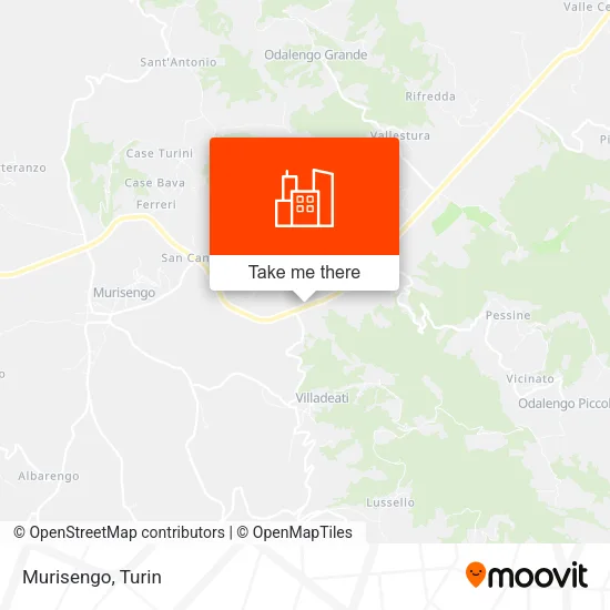 Murisengo map