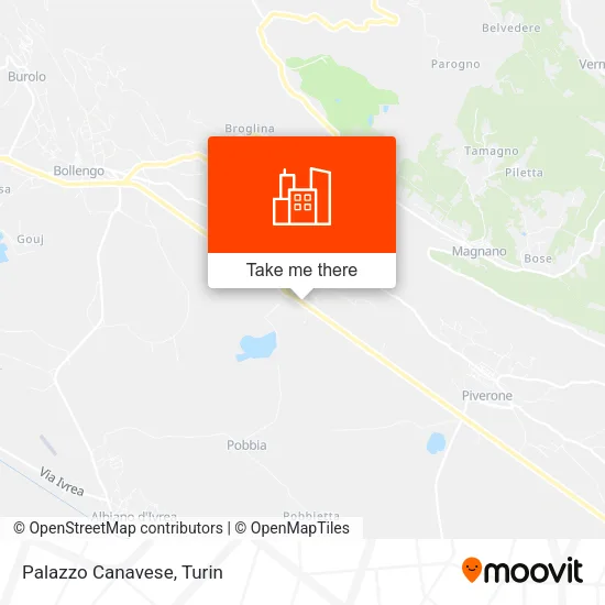 Palazzo Canavese map