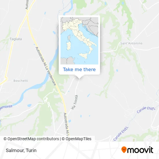 Salmour map