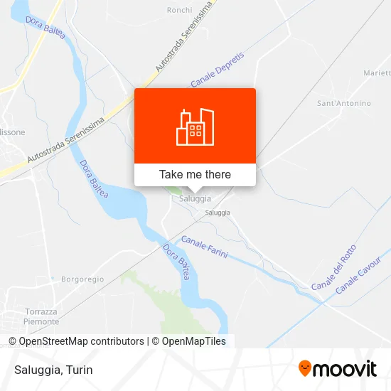 Saluggia map