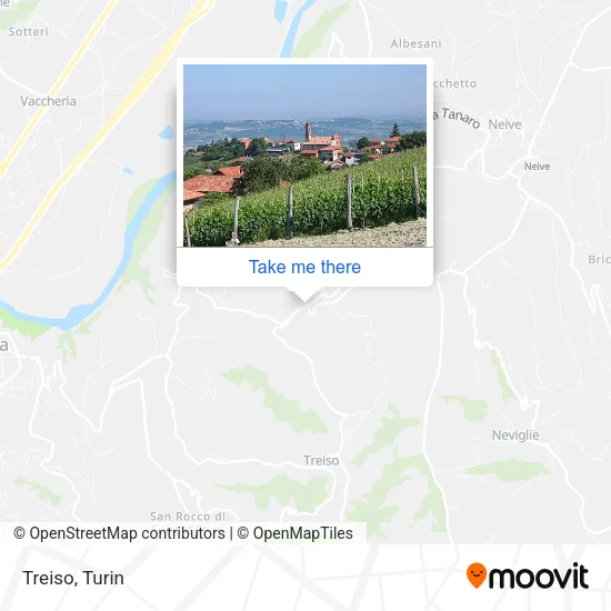 Treiso map