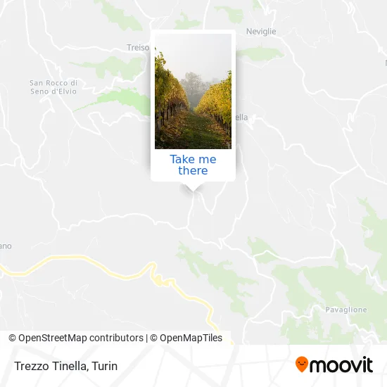 Trezzo Tinella map