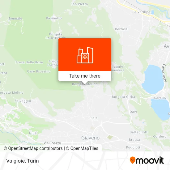 Valgioie map