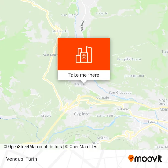 Venaus map