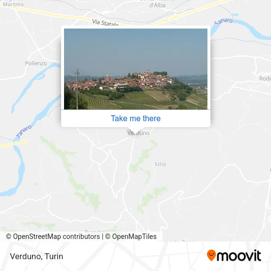 Verduno map