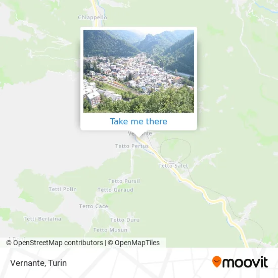 Vernante map