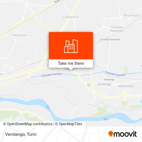 Verolengo map
