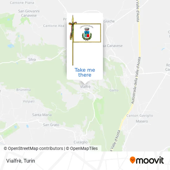 Vialfrè map