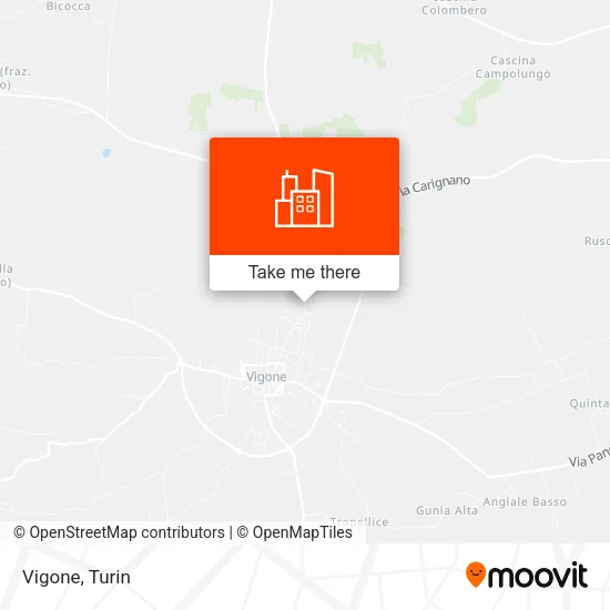 Vigone map