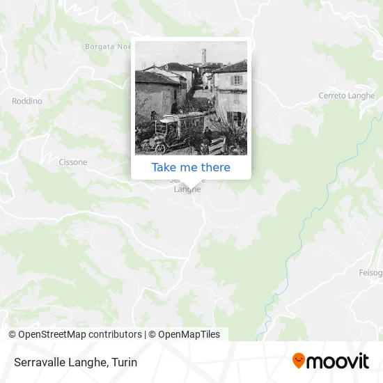 Serravalle Langhe map