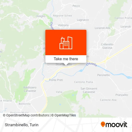 Strambinello map
