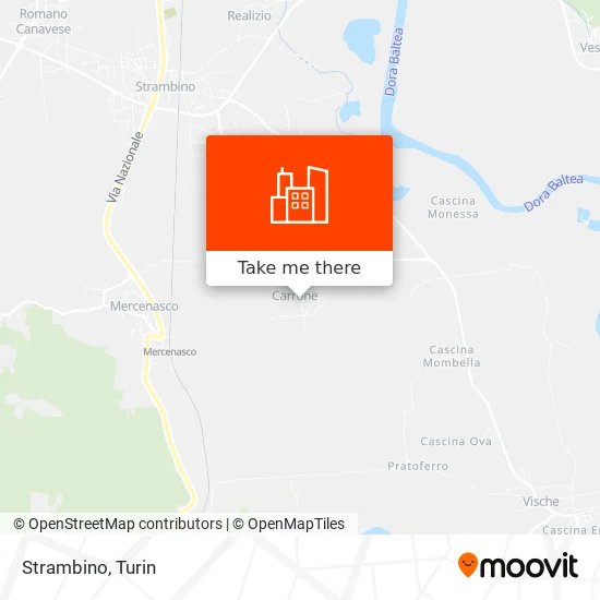 Strambino map