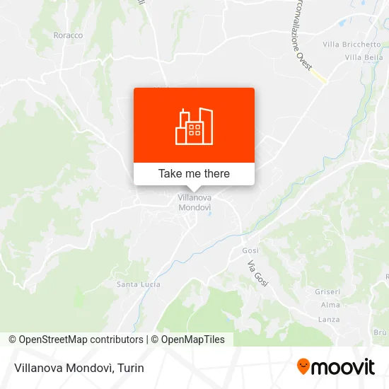 Villanova Mondovì map