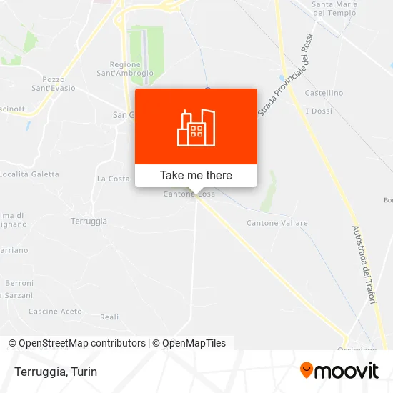 Terruggia map