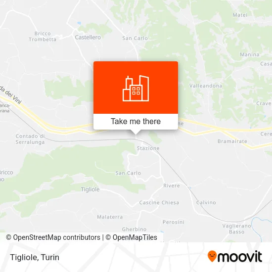 Tigliole map