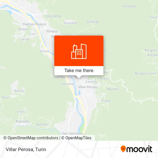 Villar Perosa map