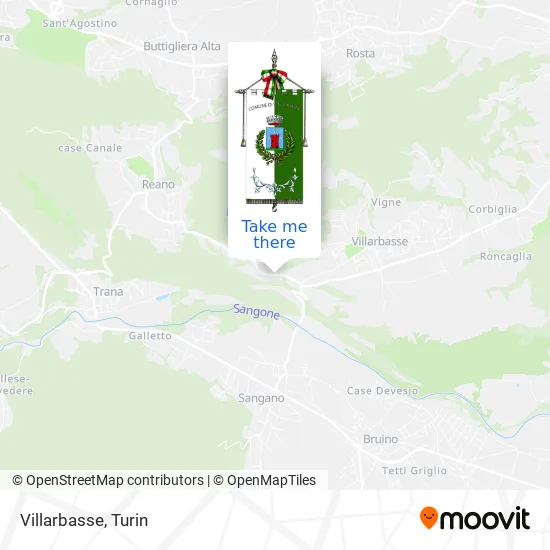 Villarbasse map