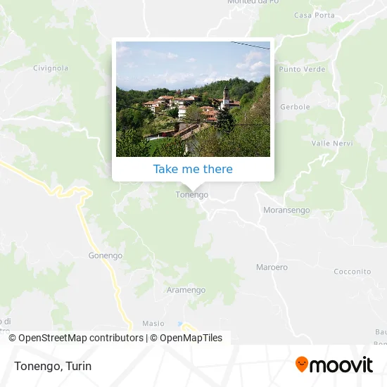 Tonengo map