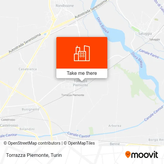 Torrazza Piemonte map