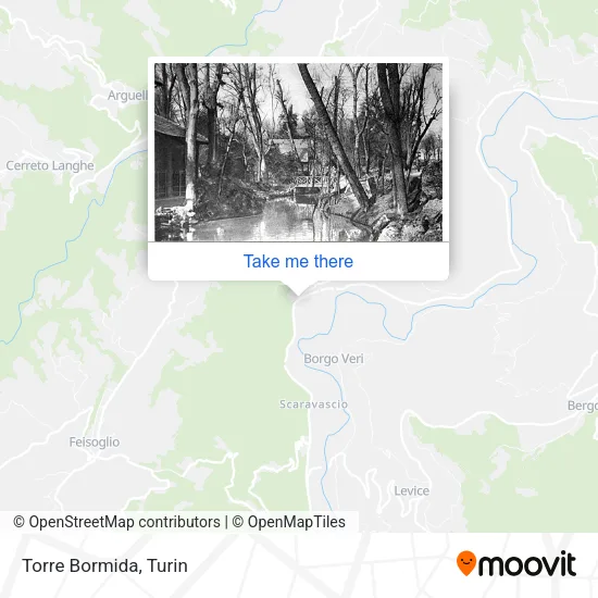 Torre Bormida map