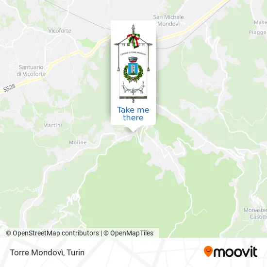 Torre Mondovì map